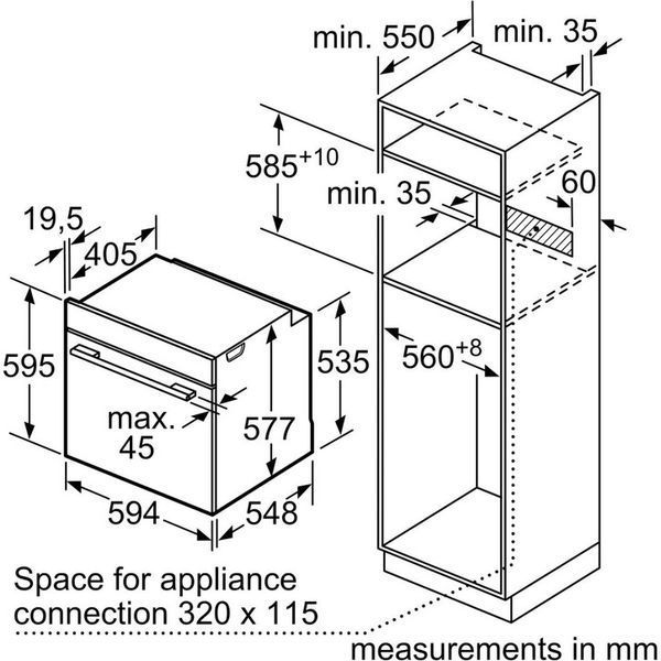 Духова шафа Bosch HSG7361B1 HSG7361B1 фото