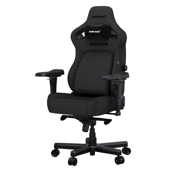 Крісло ігрове Anda Seat Kaiser 4 Fabric Size XL Dark Grey (AD12YDDC-XLL-20-GB-CF) AD12YDDC-XLL-20-GB-CF фото