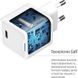 Зарядний пристрій ColorWay GaN Mini 25W PD Port PPS USB-C white (CW-CHS052PD-WT) CW-CHS052PD-WT фото 7