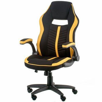 Крісло ігрове Special4You Prime black/yellow (000003638) 000003638 фото