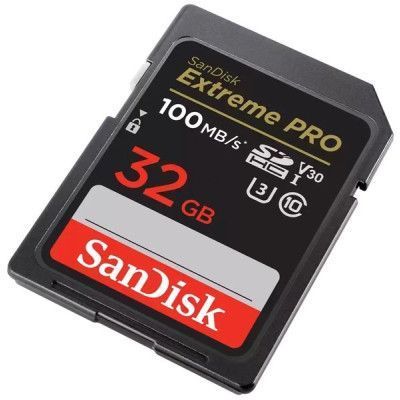 Карта пам'яті SanDisk 32GB SD class 10 UHS-I U3 V30 Extreme PRO (SDSDXXO-032G-GN4IN) SDSDXXO-032G-GN4IN фото