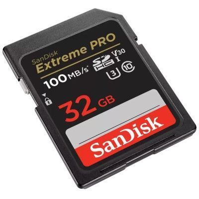 Карта пам'яті SanDisk 32GB SD class 10 UHS-I U3 V30 Extreme PRO (SDSDXXO-032G-GN4IN) SDSDXXO-032G-GN4IN фото