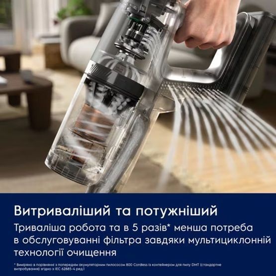 Пилосос акумуляторний ELECTROLUX EP83HB25UV 900402306 фото