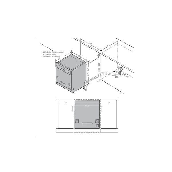 Посудомийна машина Samsung DW60CG550B00UA DW60CG550B00UA фото