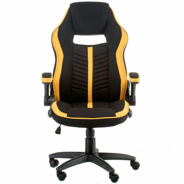 Крісло ігрове Special4You Prime black/yellow (000003638) 000003638 фото