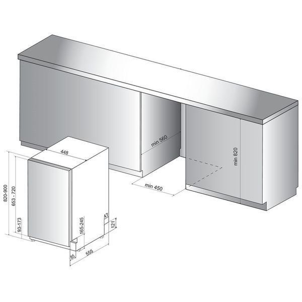 Посудомийна машина Whirlpool WSIO3O34PFEX WSIO3O34PFEX фото