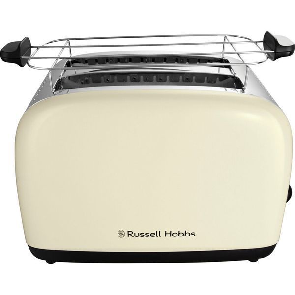 Тостер Russell Hobbs Colours Plus 1600Вт, підігрів, розморожування, метал., бежевий 26551-56 фото