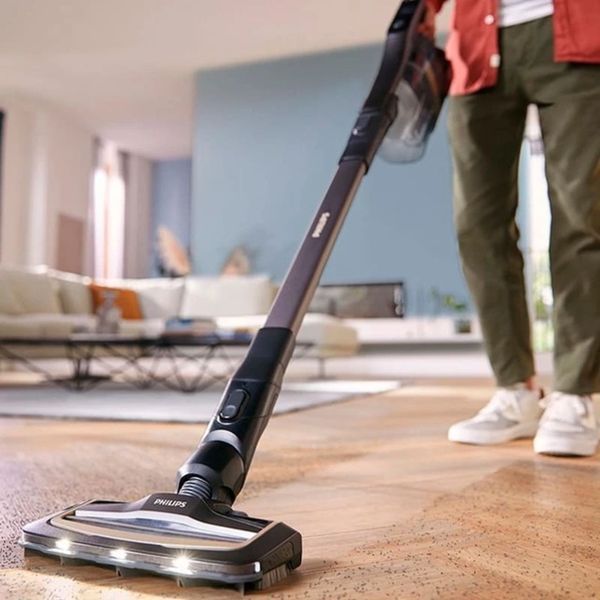 Пилосос Philips безпровідний AquaTrio, 9000 Series вологе прибирання, конт пил -0.42л, автон. робота XW9463/10 фото