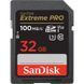 Карта пам'яті SanDisk 32GB SD class 10 UHS-I U3 V30 Extreme PRO (SDSDXXO-032G-GN4IN) SDSDXXO-032G-GN4IN фото 1