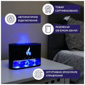 Зволожувач повітря Neor FLAME AROMA 25ML10 BK FLAME AROMA 25ML10 BK фото
