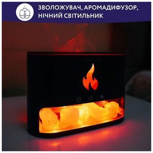 Зволожувач повітря Neor FLAME AROMA 25ML10 BK FLAME AROMA 25ML10 BK фото