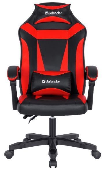 Крісло ігрове Defender Master Black/Red (64359) 64359 фото