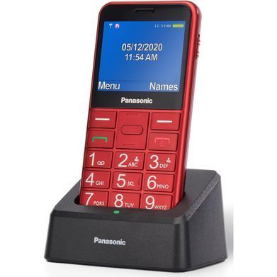 Мобільний телефон Panasonic KX-TU155 Red KX-TU155EXRN фото