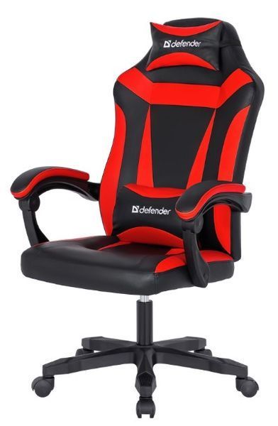 Крісло ігрове Defender Master Black/Red (64359) 64359 фото
