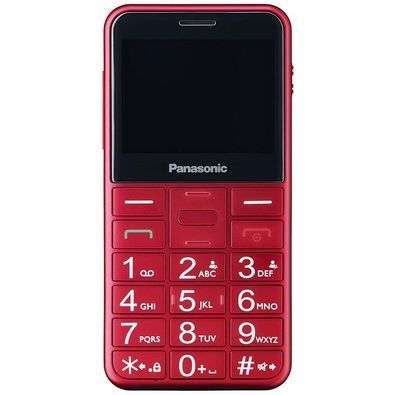 Мобільний телефон Panasonic KX-TU155 Red KX-TU155EXRN фото