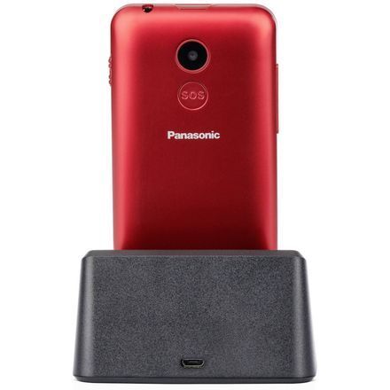 Мобільний телефон Panasonic KX-TU155 Red KX-TU155EXRN фото