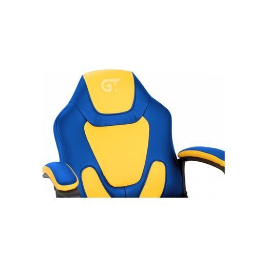 Крісло ігрове GT Racer X-1414 Blue/Yellow X-1414 Blue/Yellow фото