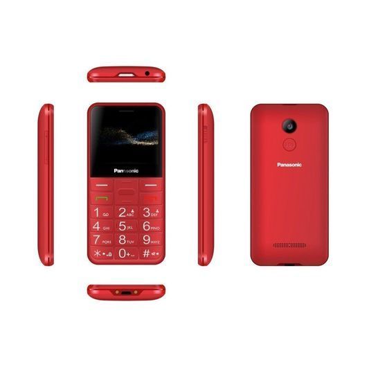Мобільний телефон Panasonic KX-TU155 Red KX-TU155EXRN фото