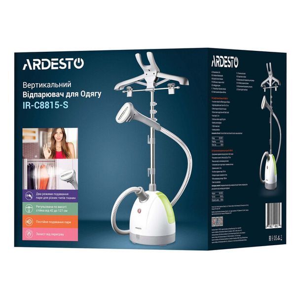 Відпарювач для одягу Ardesto IR-C8815-S IR-C8815-S фото