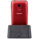 Мобільний телефон Panasonic KX-TU155 Red KX-TU155EXRN фото 2