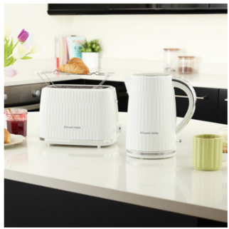 Тостер RUSSELL HOBBS 27370-56 Eden 2S Toaster White 25199036001 фото