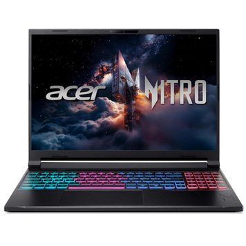 Ноутбук Acer Nitro V 16S ANV16S-71 16" WUXGA IPS, Intel 5-210H, 32GB, F1TB, NVD5060-8, Lin, чорний NH.U28EU.003 фото