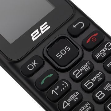 Мобільний телефон 2E S180 2024 Black (694743653885) 694743653885 фото