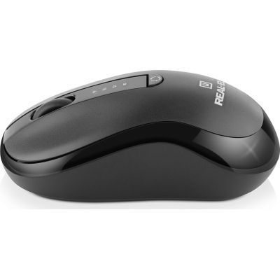 Мишка REAL-EL RM-450W Wireless/Bluetooth Black/Gray (EL123200046) EL123200046 фото