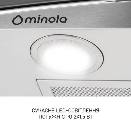 Витяжка кухонна Minola MTG 6642 I LED MTG 6642 I LED фото