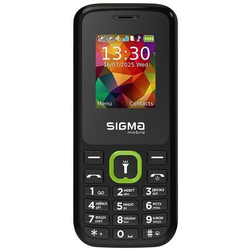 Мобільний телефон Sigma X-style 171 MINI Track Black-Green 4827798813720 фото