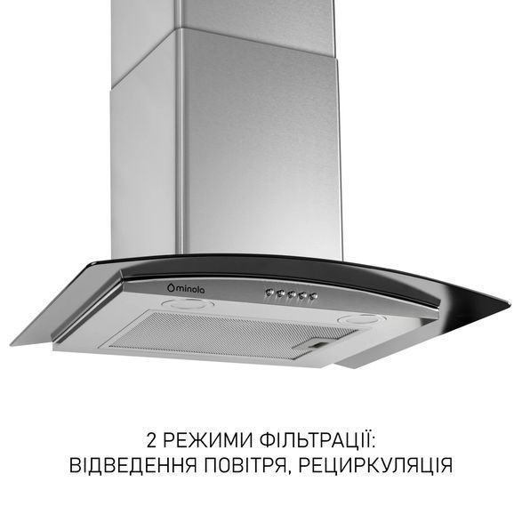 Витяжка кухонна Minola MTG 6642 I LED MTG 6642 I LED фото