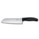 Кухонний ніж Victorinox SwissClassic сантоку 17 см, черный (6.8503.17B) 6.8503.17B фото 1