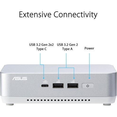 Комп'ютер ASUS NUC 14 Pro+ RNUC14RVSU700002I Kit(L6) / Ultra 7 155H, M.2 22x80 NVMe; 22x42 NVMe (90A 90AR0051-M000A0 фото
