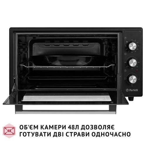 Електропіч Perfelli CLASSIC 48 BLACK CLASSIC 48 BLACK фото
