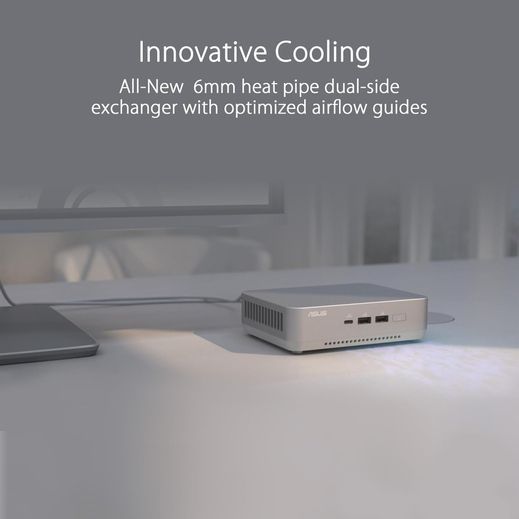 Комп'ютер ASUS NUC 14 Pro+ RNUC14RVSU700002I Kit(L6) / Ultra 7 155H, M.2 22x80 NVMe; 22x42 NVMe (90A 90AR0051-M000A0 фото