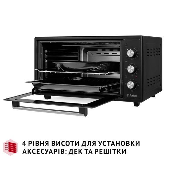 Електропіч Perfelli CLASSIC 48 BLACK CLASSIC 48 BLACK фото