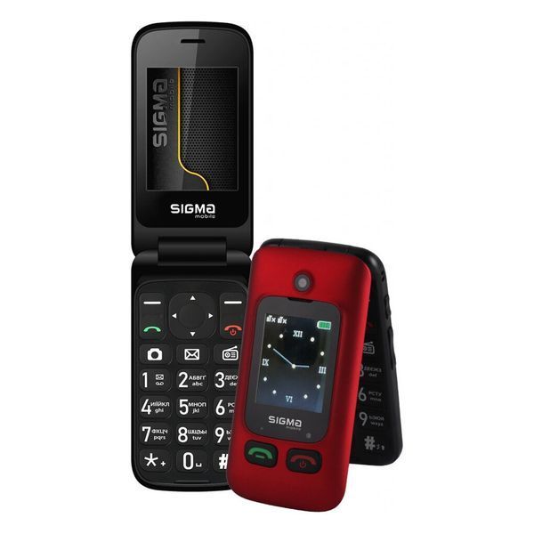 Мобільний телефон Sigma Comfort 50 Shell Duo Type-C Red 4827798212516 фото