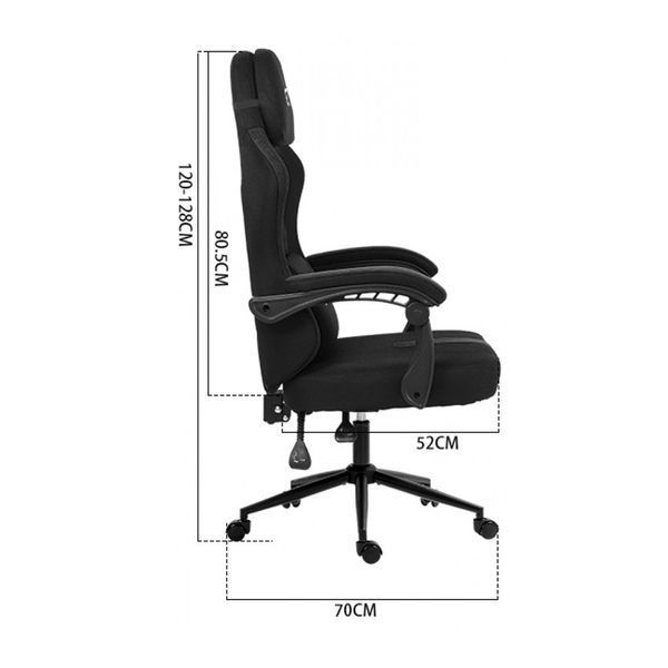 Крісло ігрове GT Racer X-2326 Black (X-2326 Fabric Black) X-2326 Fabric Black фото