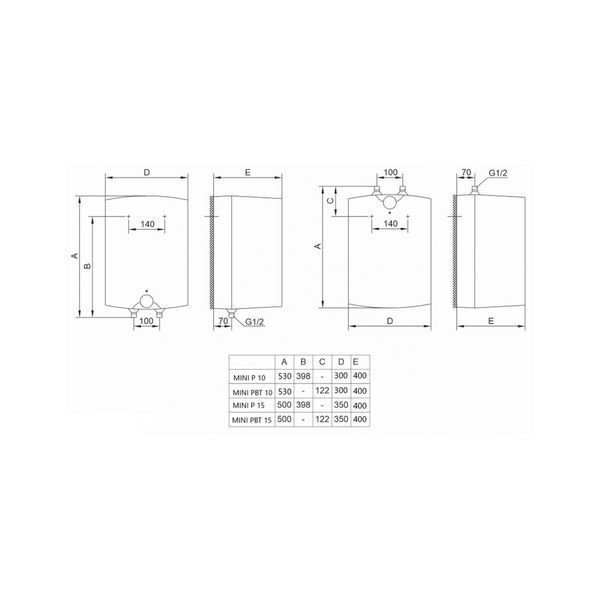 Бойлер TIKI GT 10U (MiniPBT10V9) MiniPBT10V9 фото