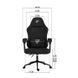 Крісло ігрове GT Racer X-2326 Black (X-2326 Fabric Black) X-2326 Fabric Black фото 6