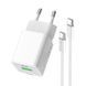 Зарядний пристрій ColorWay GaN Mini 30W PD Port PPS USB (Type-C PD + USB QC4.0) cable Type-C (CW-CHS053PDC-WT) CW-CHS053PDC-WT фото 4
