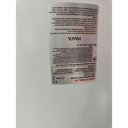 Бойлер Grunhelm WH-50 RD WH-50 RD фото