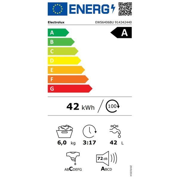Пральна машина Electrolux EWS6406BU EWS6406BU фото