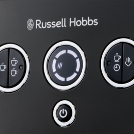 Кавоварка еспрессо RUSSELL HOBBS Distinctions 26450-56, чорно-сріблястий 25022016001 фото