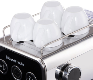 Кавоварка еспрессо RUSSELL HOBBS Distinctions 26450-56, чорно-сріблястий 25022016001 фото