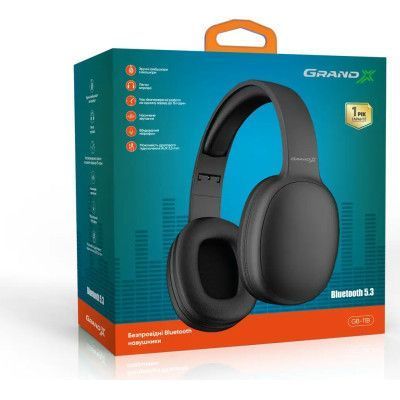 Навушники Grand-X GB-11B Black (GB-11B) GB-11B фото