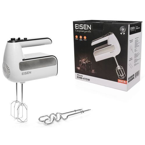 Міксер Eisen Міксер EISEN EHM-415W 450 Вт (EHM-415W) EHM-415W фото