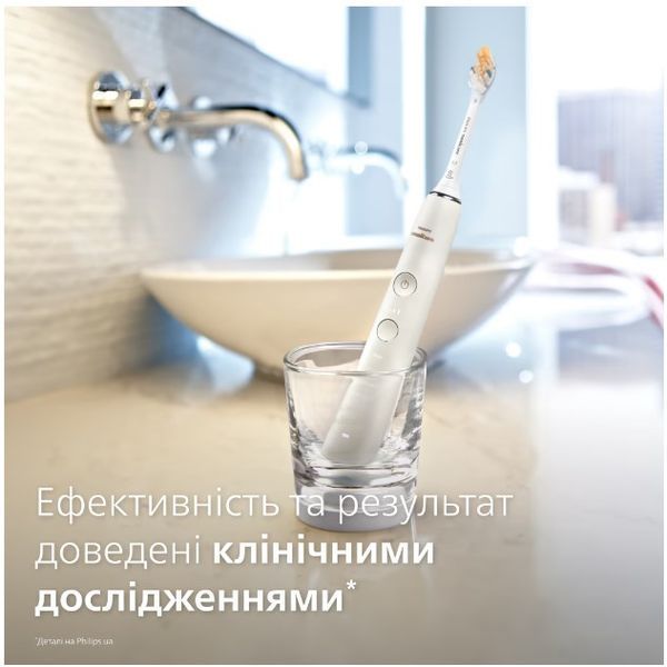 Зубна електрощітка PHILIPS HX9911/19 Sonicare DiamondClean 9000 White HX9911/19 фото