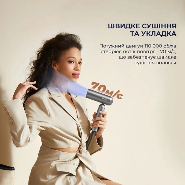 Фен Dreame Pocket Grey (AHD51-GR) AHD51-GR фото