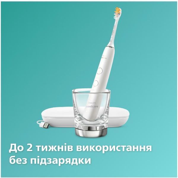 Зубна електрощітка PHILIPS HX9911/19 Sonicare DiamondClean 9000 White HX9911/19 фото